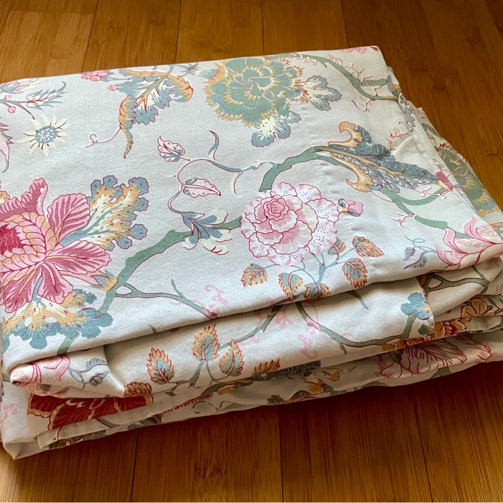 IKEA Nasselklocka full size floral sheet set